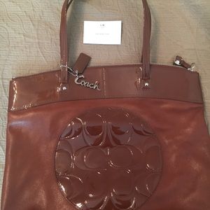 Coach Leather Tote